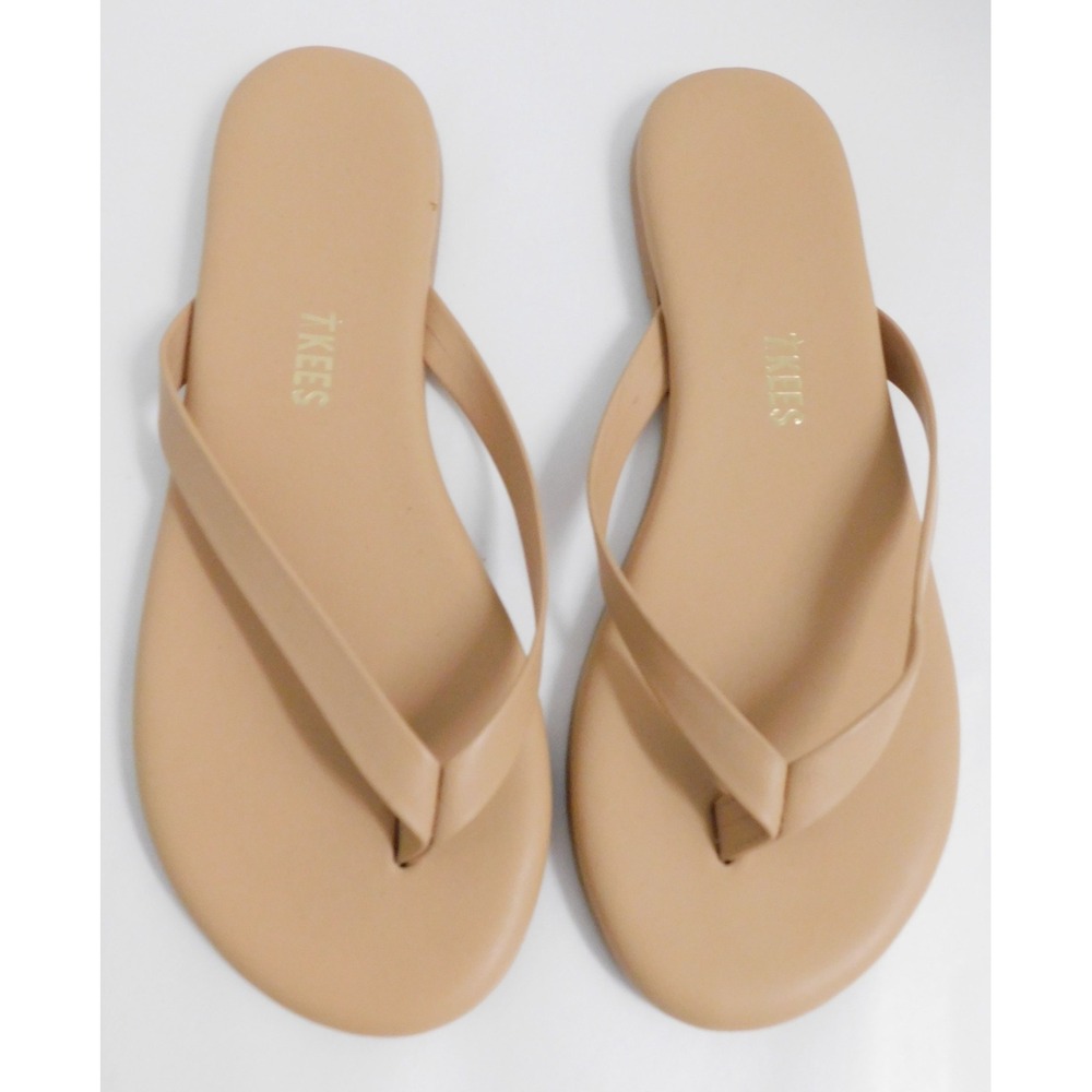 TKEES Women's Flip Flop Nude Never Worn Size 38 US sz 7